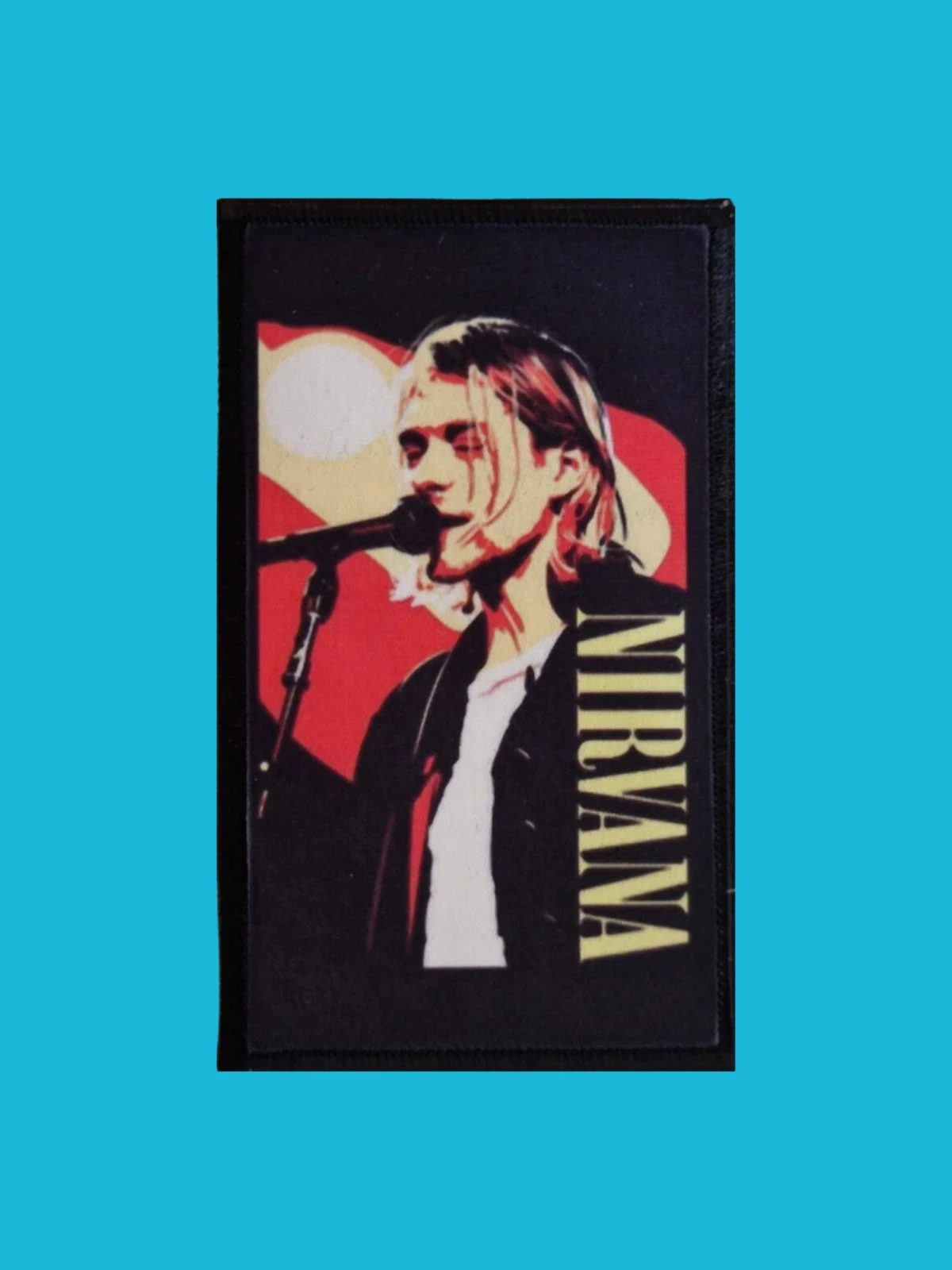 Patch Nirvana - Grunge Icon Live - Imprimé - Rectangle de 6 x 10 centimètres